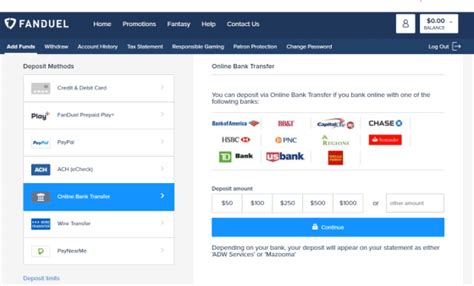 how to withdraw funds from fanduel|How To Deposit and Withdraw Money on Fanduel Sportsbook.